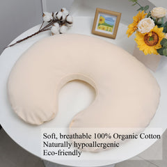 Onacosht nursing pillow cover demonstrates universal fit for standard pillows