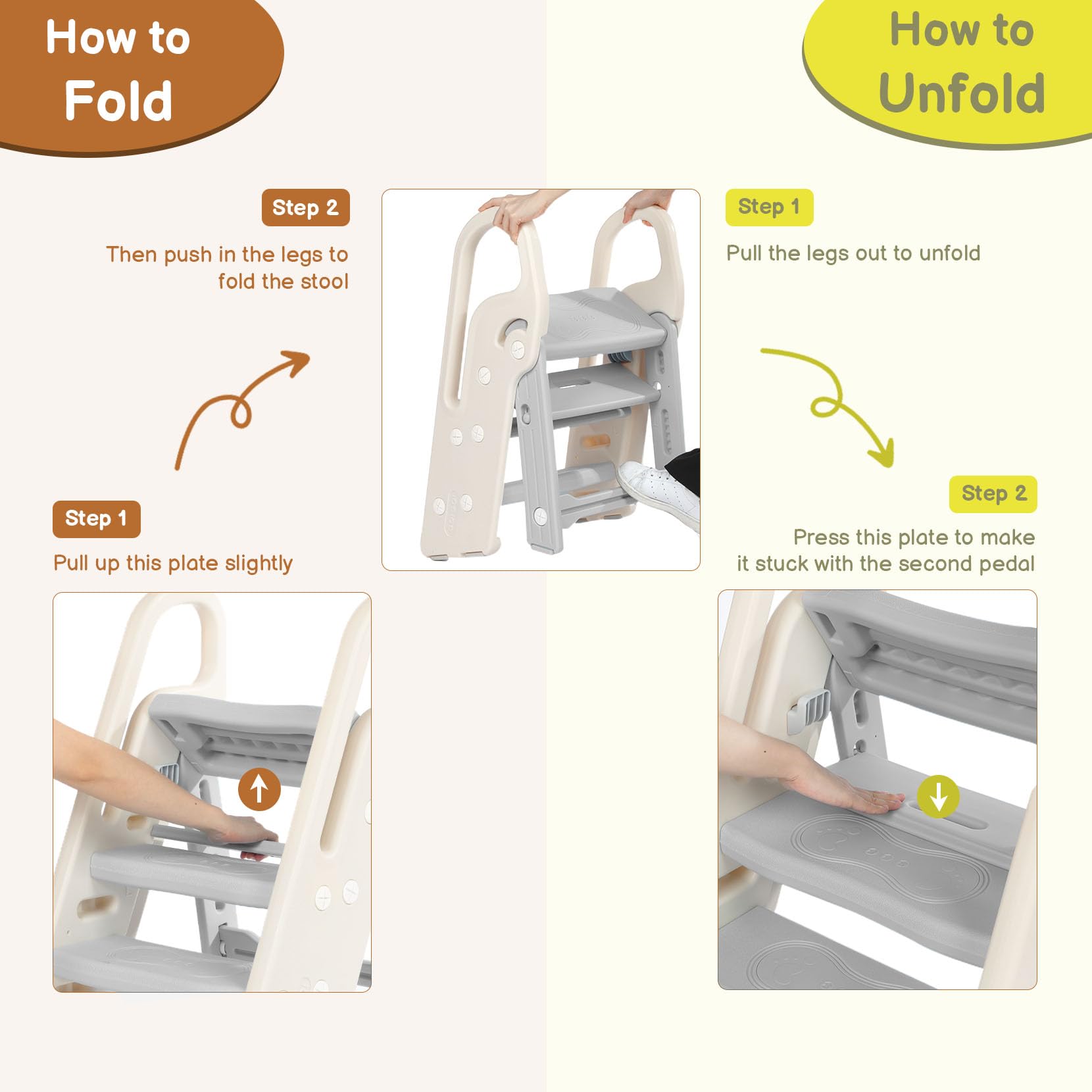 Onasti CPC-certified child stool emphasizes safety for families
