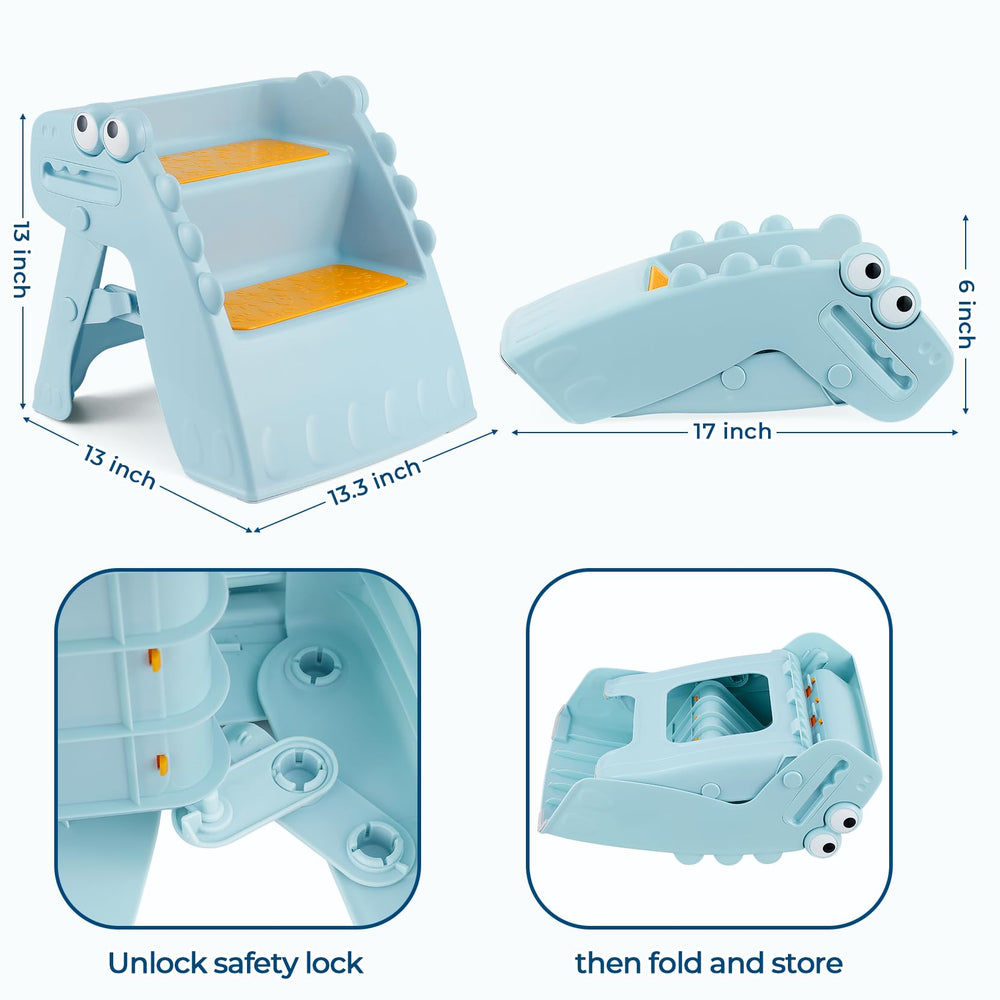 Onasti toddler step stool used at bathroom sink