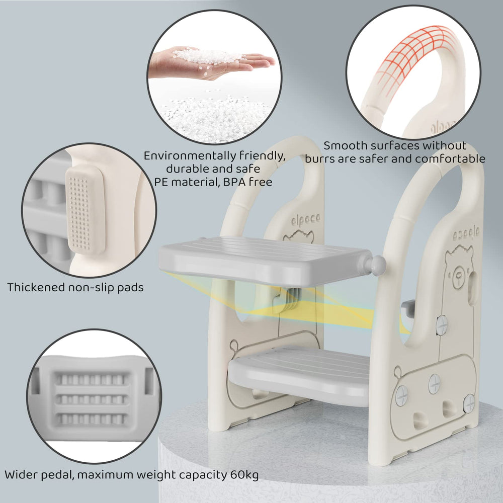 Onasti step stool eco-friendly non-toxic design supports safe exploration