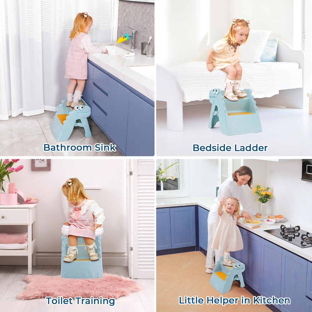 Onasti stool shows non-slip feet for improved stability