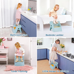 Onasti stool shows non-slip feet for improved stability