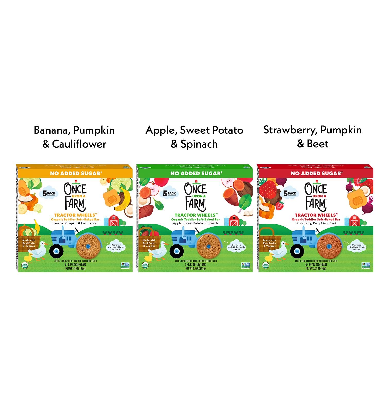 Once Upon a Farm Apple Sweet Potato Coconut Puffs—wholesome, gentle bite.