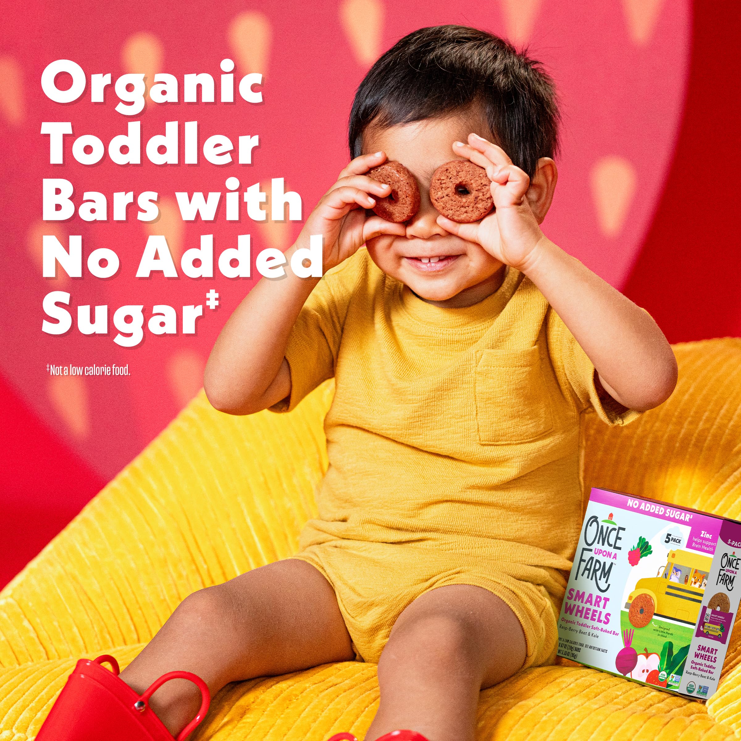 Once Upon A Farm pack-8-bars, easy family snack solution for busy days