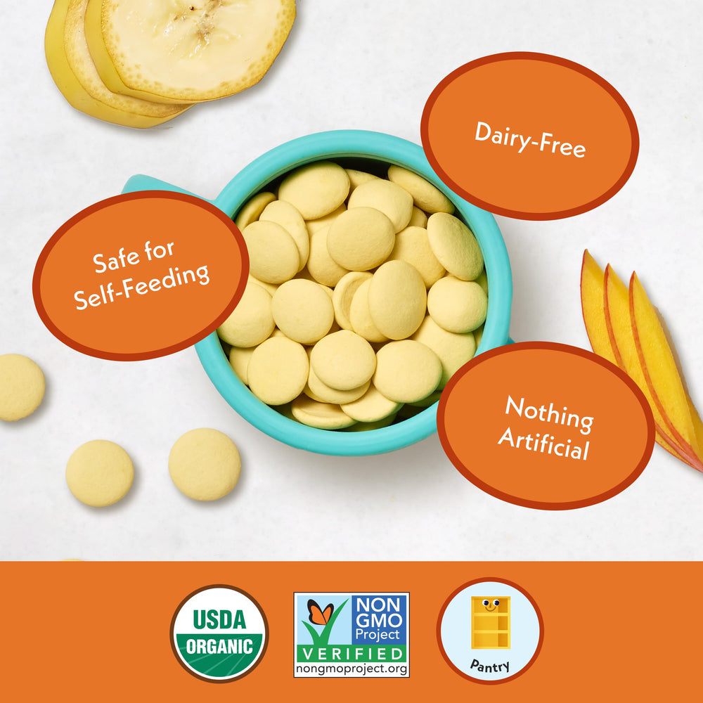 Once Upon a Farm resealable bag makes on-the-go snacking easy.