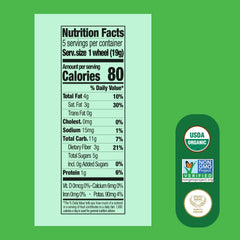 Once Upon a Farm soft-baked bar close-up, apple flavor appealing for self-feeding toddlers.