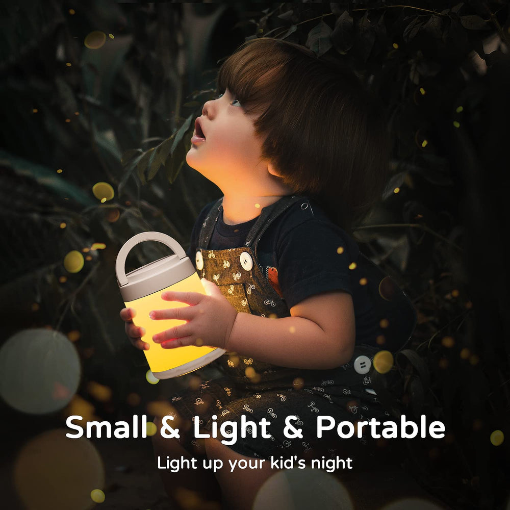 One Fire cordless design night light ready for travel and camping
