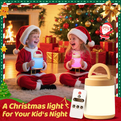 One Fire Night Light remote control lets parents adjust color and brightness without leaving bed