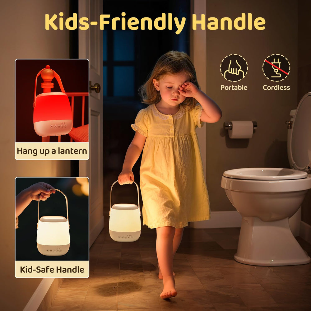 One Fire portable handle design makes night lighting easy to move