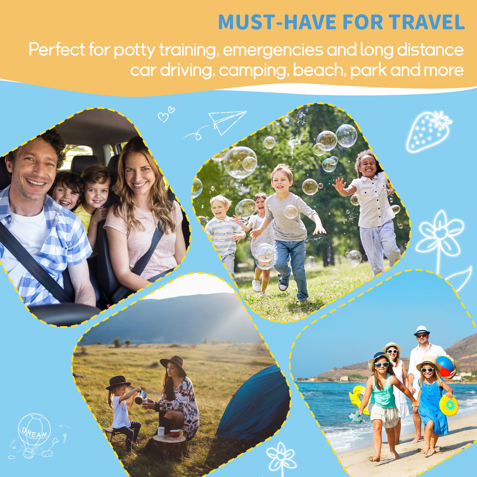 ONEDONE lightweight travel essential for families