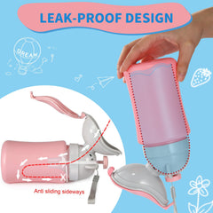 ONEDONE portable urinal for kids blue-cap offers travel-ready support for boys.