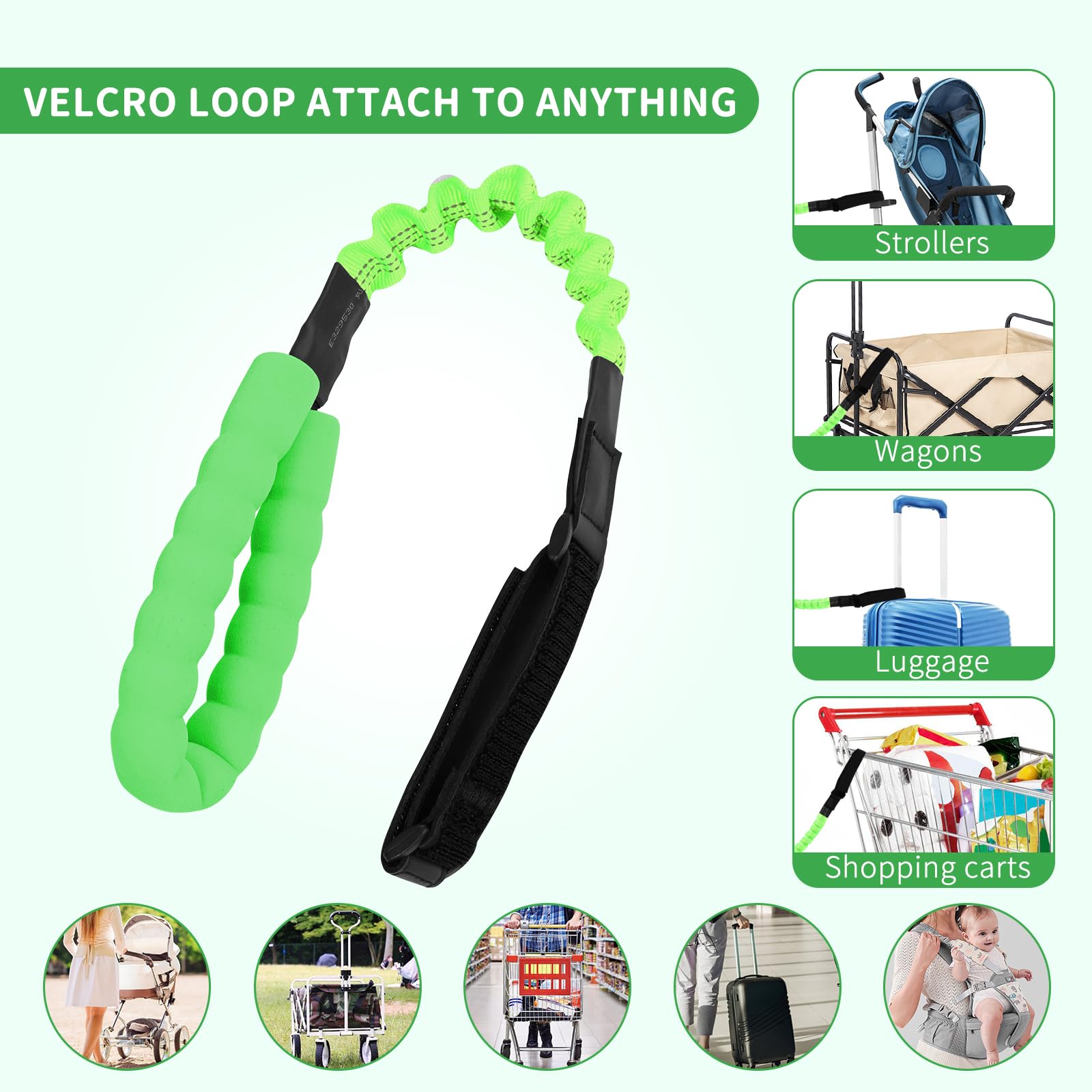 ONEDONE soft foam grip provides comfortable hold for long walks
