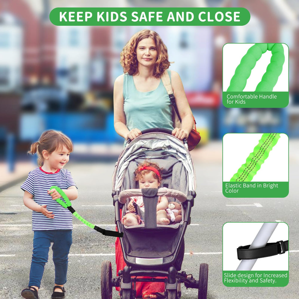 ONEDONE velcro attachment loop secures the handle to strollers and carts
