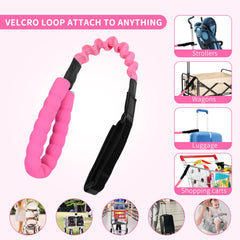 ONEDONE stroller handle with velcro-attachment for quick secure fitting on any pole.