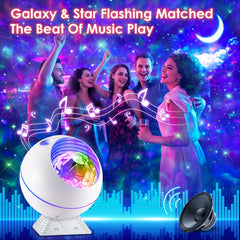 One Fire Galaxy Lamp with magnetic base adjustable angle for customizable projection.