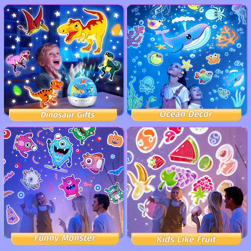 One Fire kids room decor with dino imagery supports imaginative play.