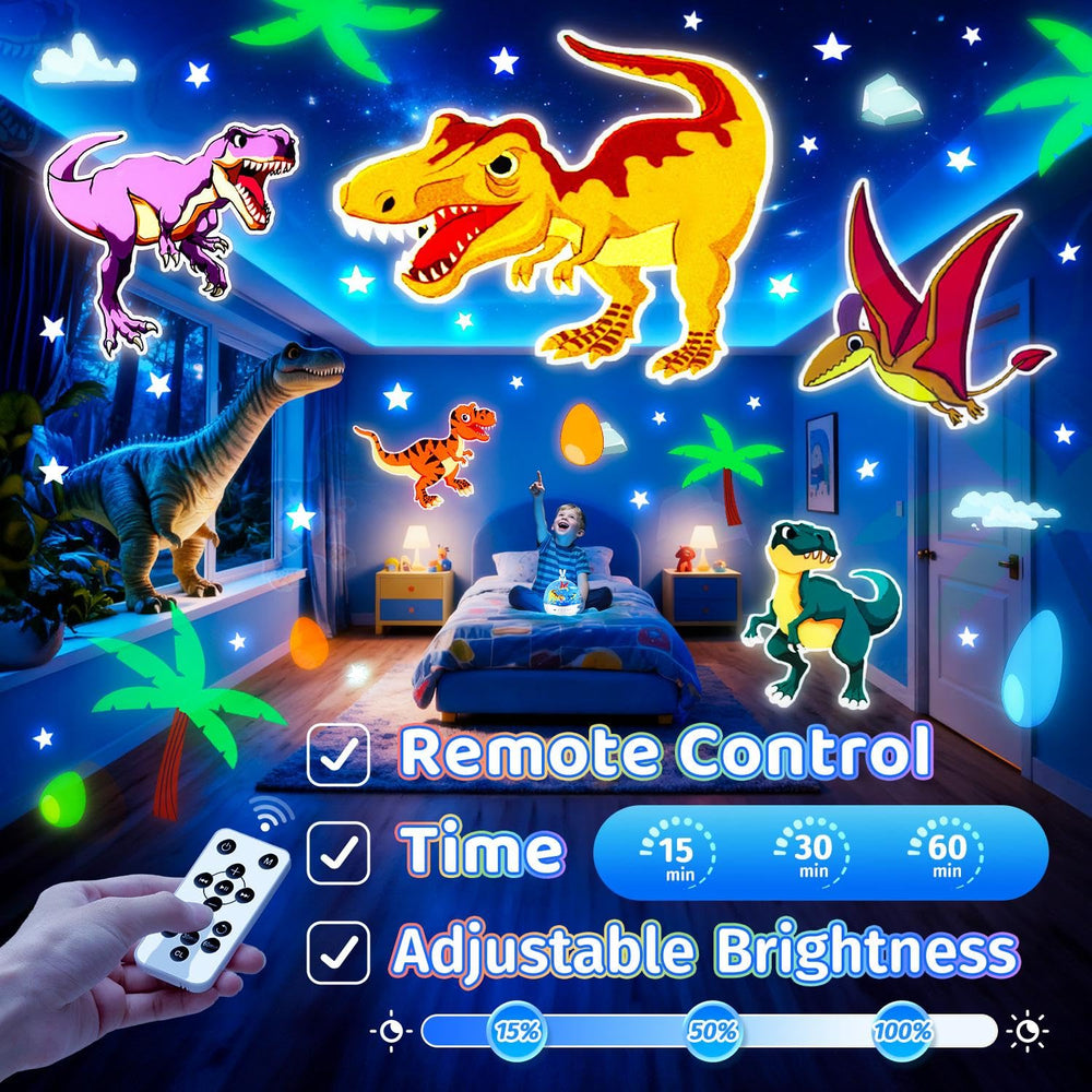 One Fire remote control night light simplifies adjusting colors and brightness.