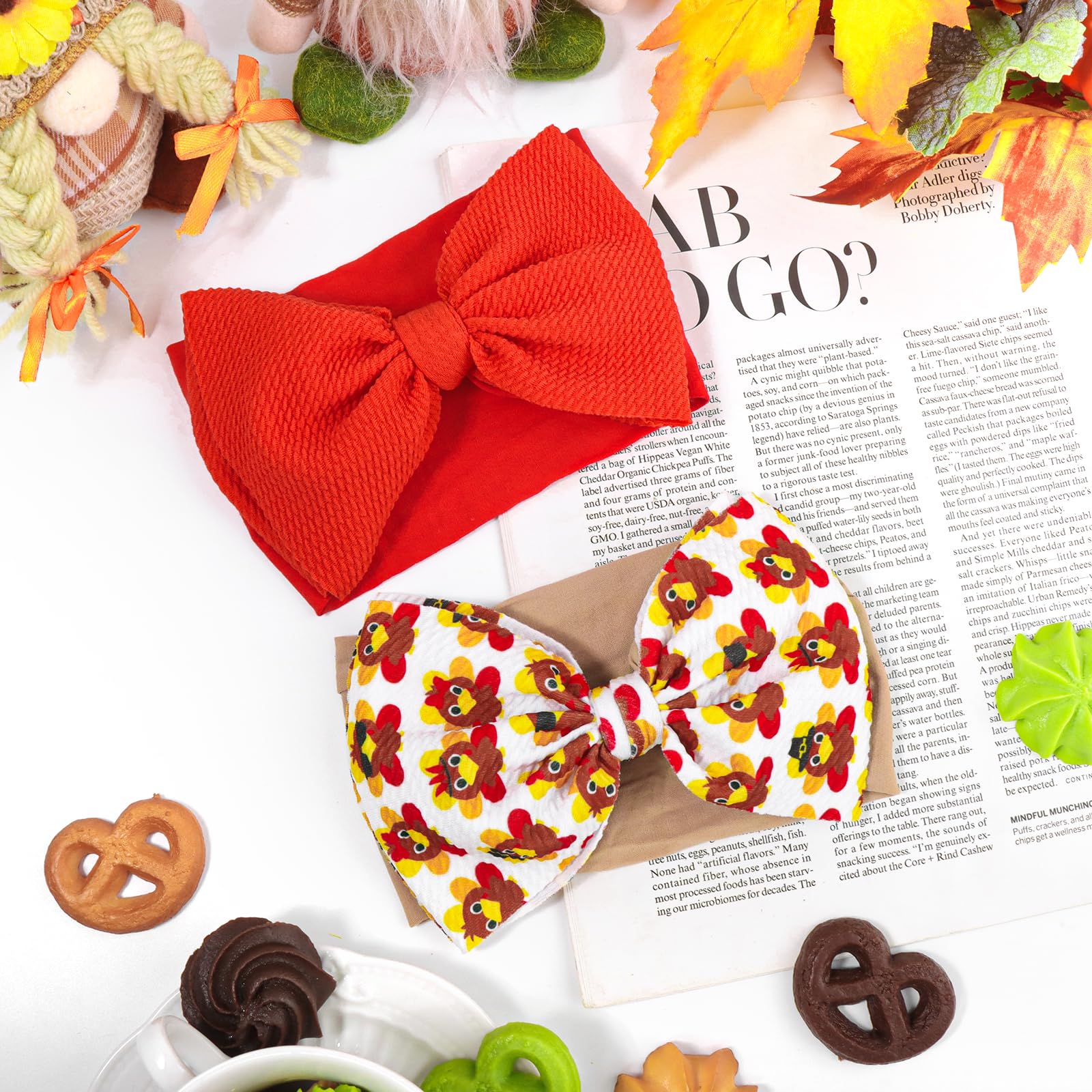 ONENINEDREAM baby bows stay secure without pinching during play.