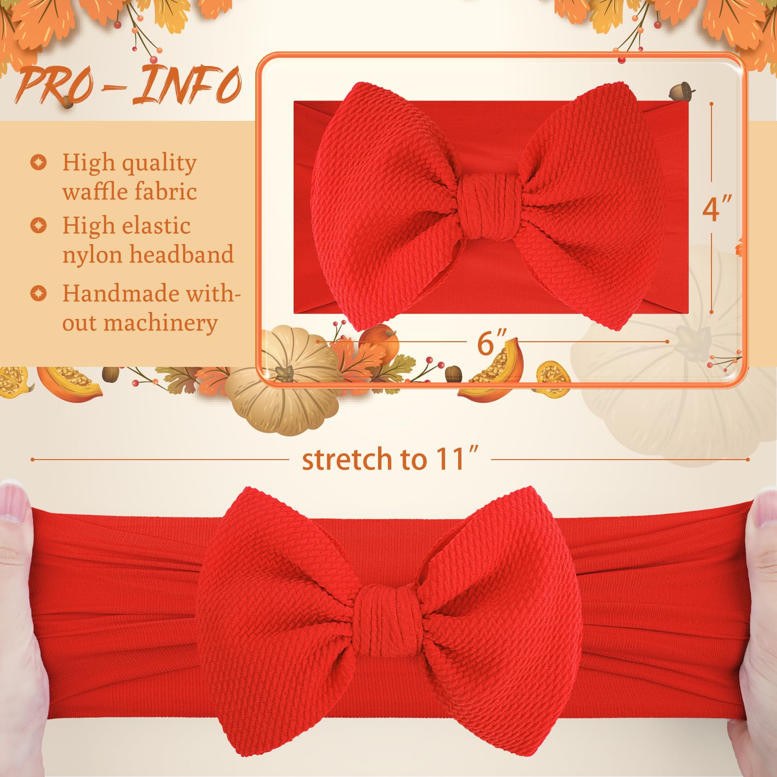 ONENINEDREAM soft headband material keeps delicate skin comfortable.