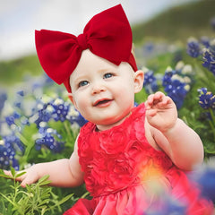 ONENINEDREAM black bow headband for infant adds classic style and gentle grip.