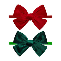 ONENINEDREAM Christmas bows in red and green packaging, ready for gifting and styling.