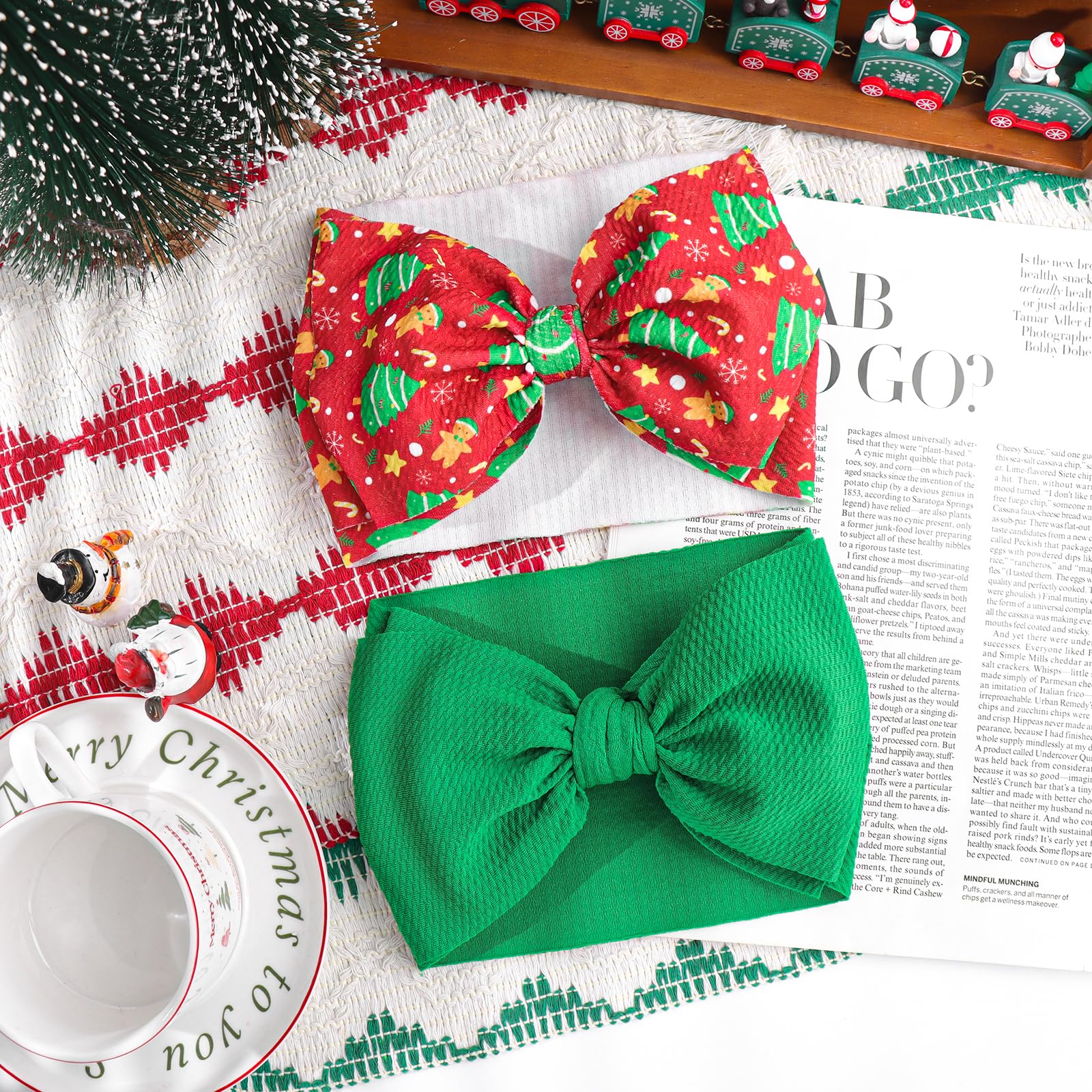 ONENINEDREAM daily-wear Christmas joy headband for cheerful everyday holiday style