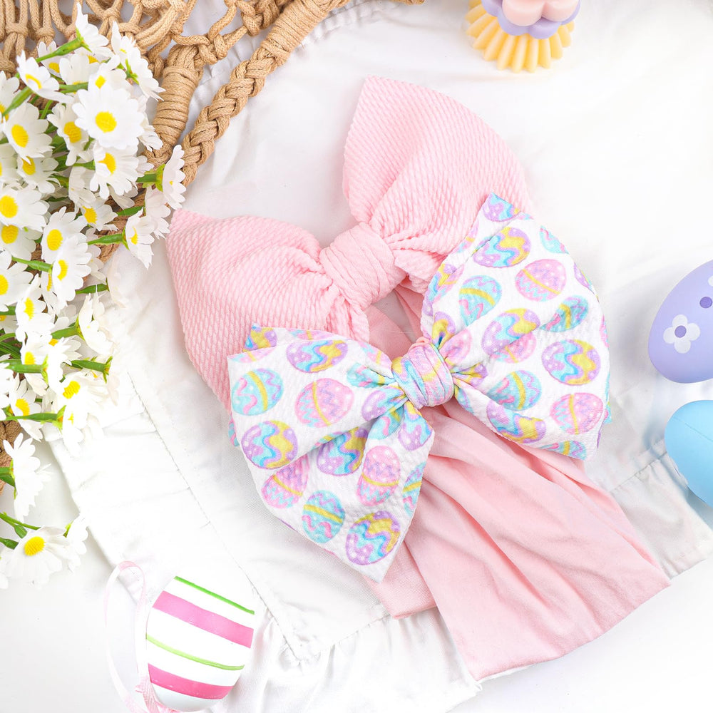 ONENINEDREAM Easter baby bows holiday photos adding color to celebrations