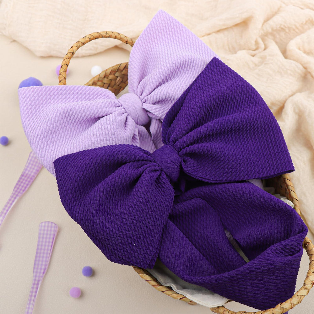 ONENINEDREAM elegant baby fashion bow purple for special occasions