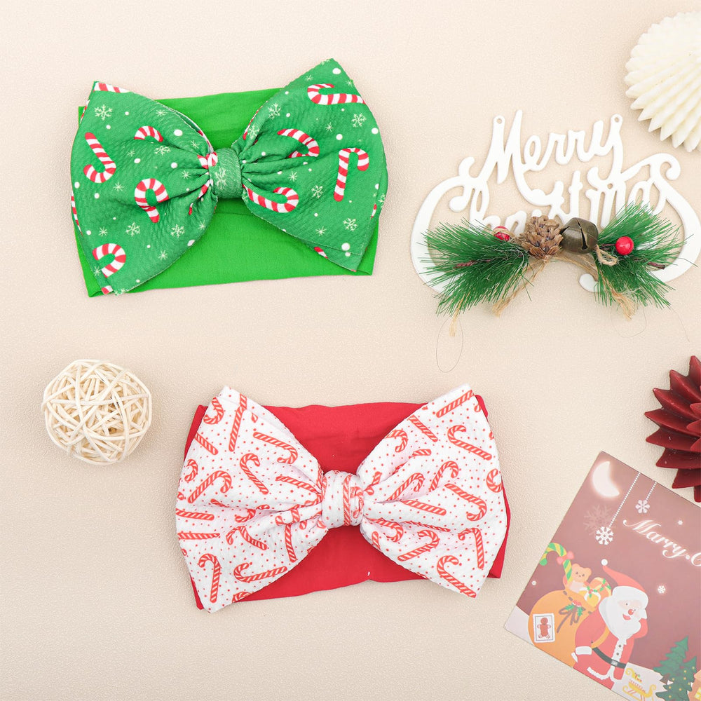 ONENINEDREAM two-pack headbands gift-ready for baby showers and holidays.