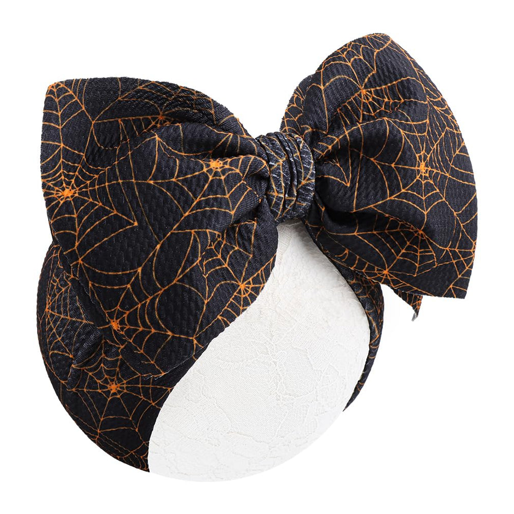 ONENINEDREAM Halloween headband with black baby bow for festive photos
