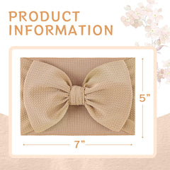 ONENINEDREAM waffle-fabric-texture; soft headband gentle on delicate skin.