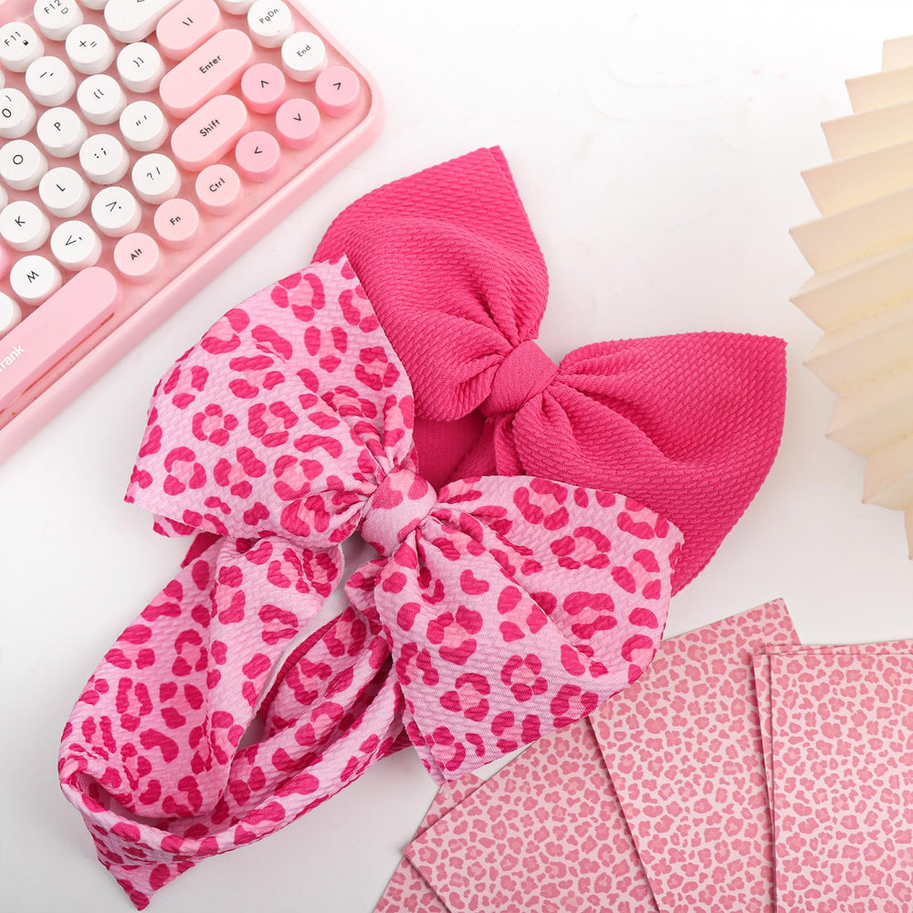 ONENINEDREAM leopard print bows elevate outfits for outings, photos, and family gatherings.