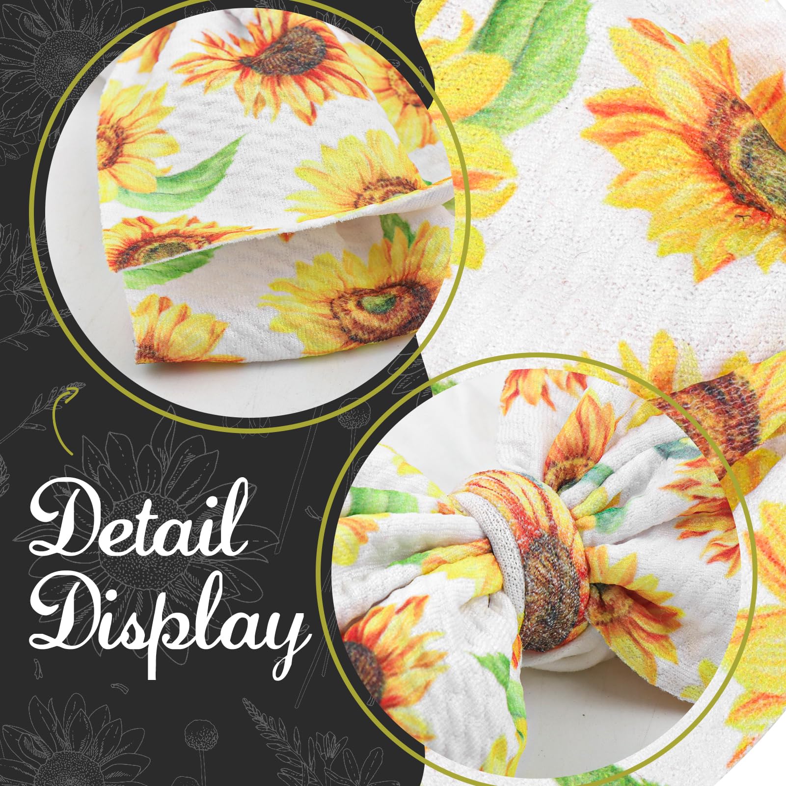 ONENINEDREAM lightweight waffle fabric bows resist deformation