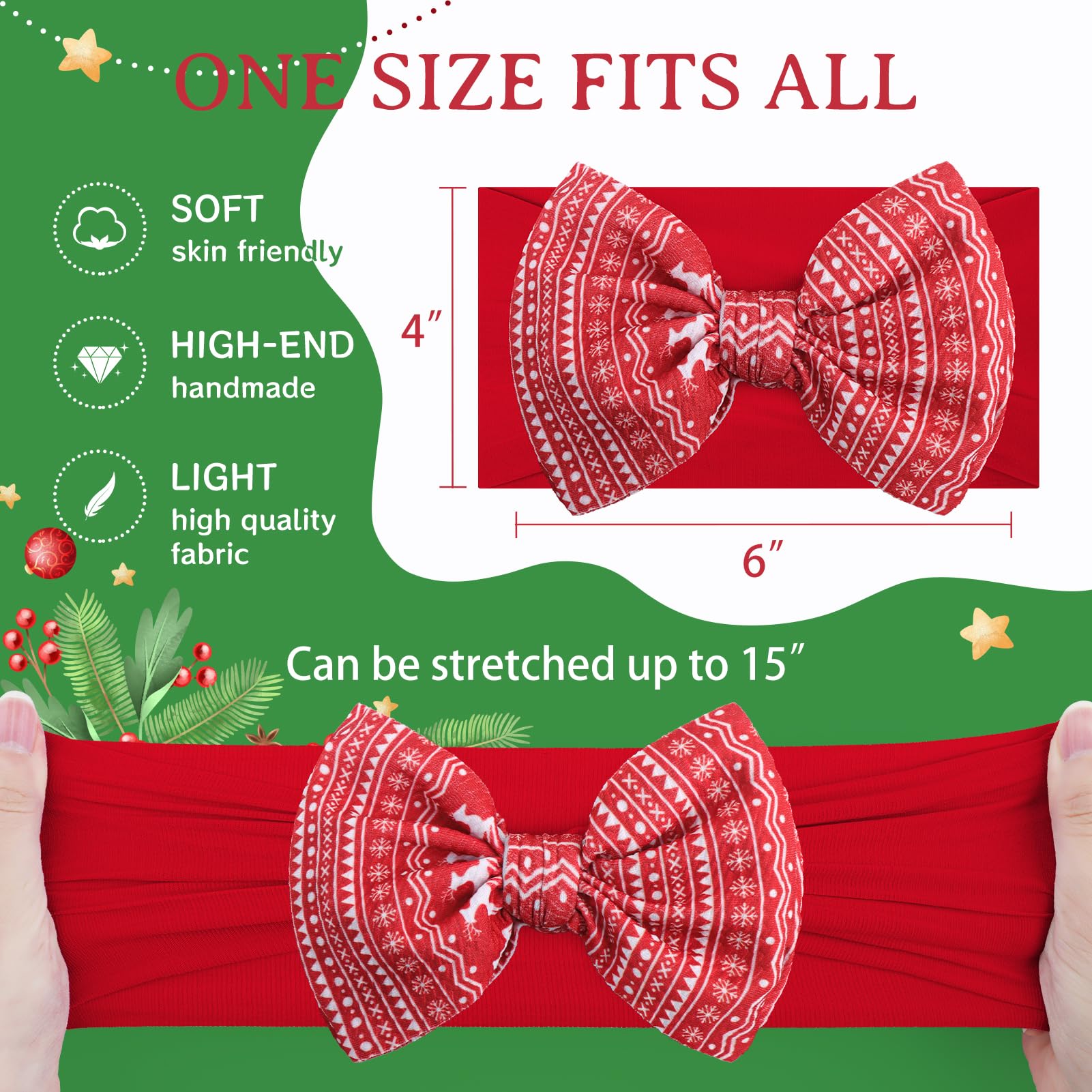 ONENINEDREAM reindeer-apple bow detail adds seasonal charm to outfits