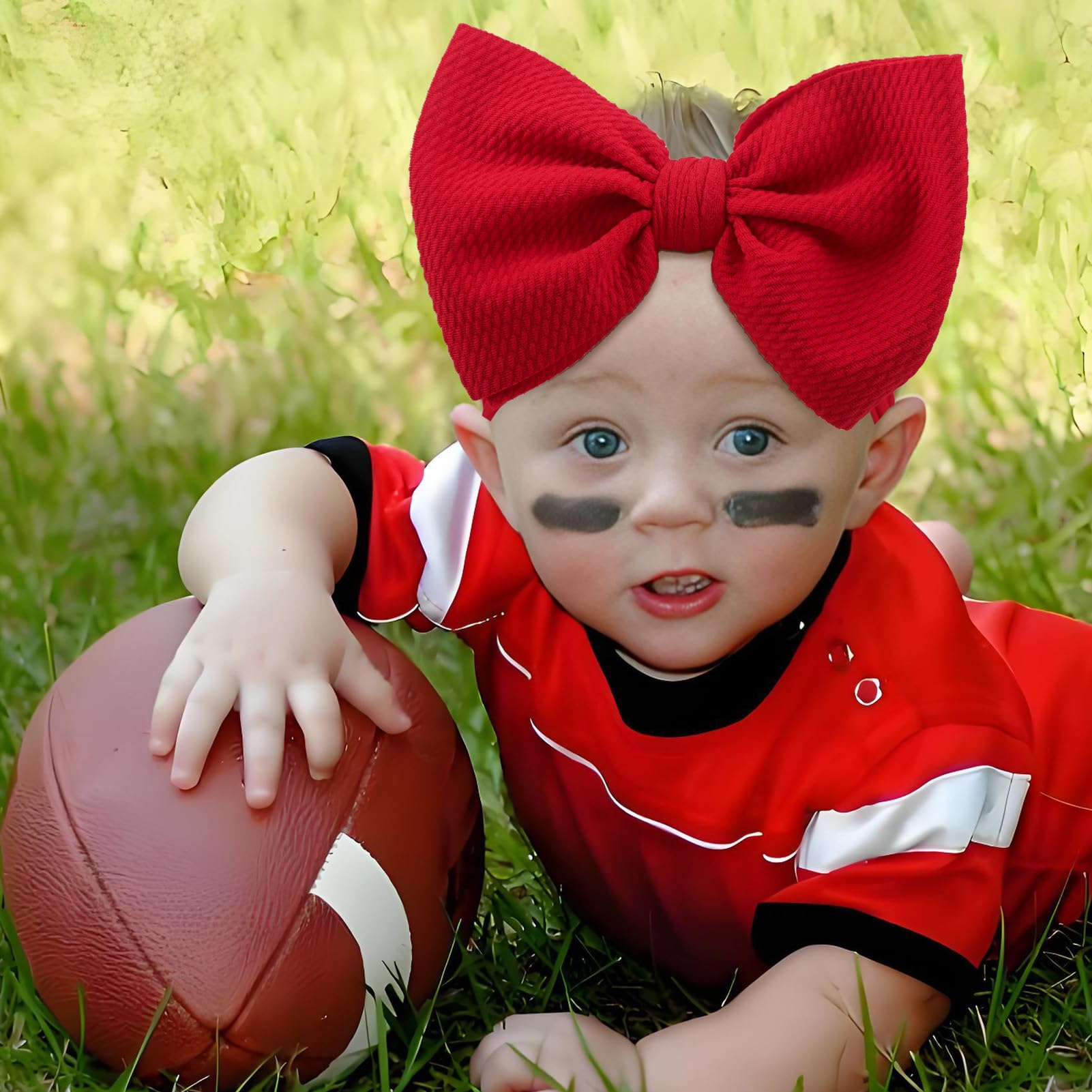 ONENINEDREAM soft nylon stretch headband provides comfy fit for infants.