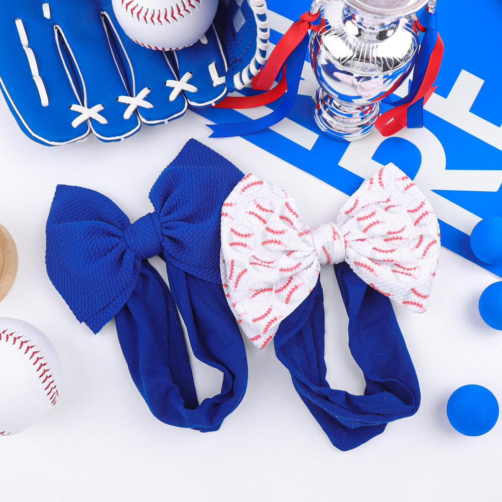 ONENINEDREAM sport day bow blue used as a photo prop