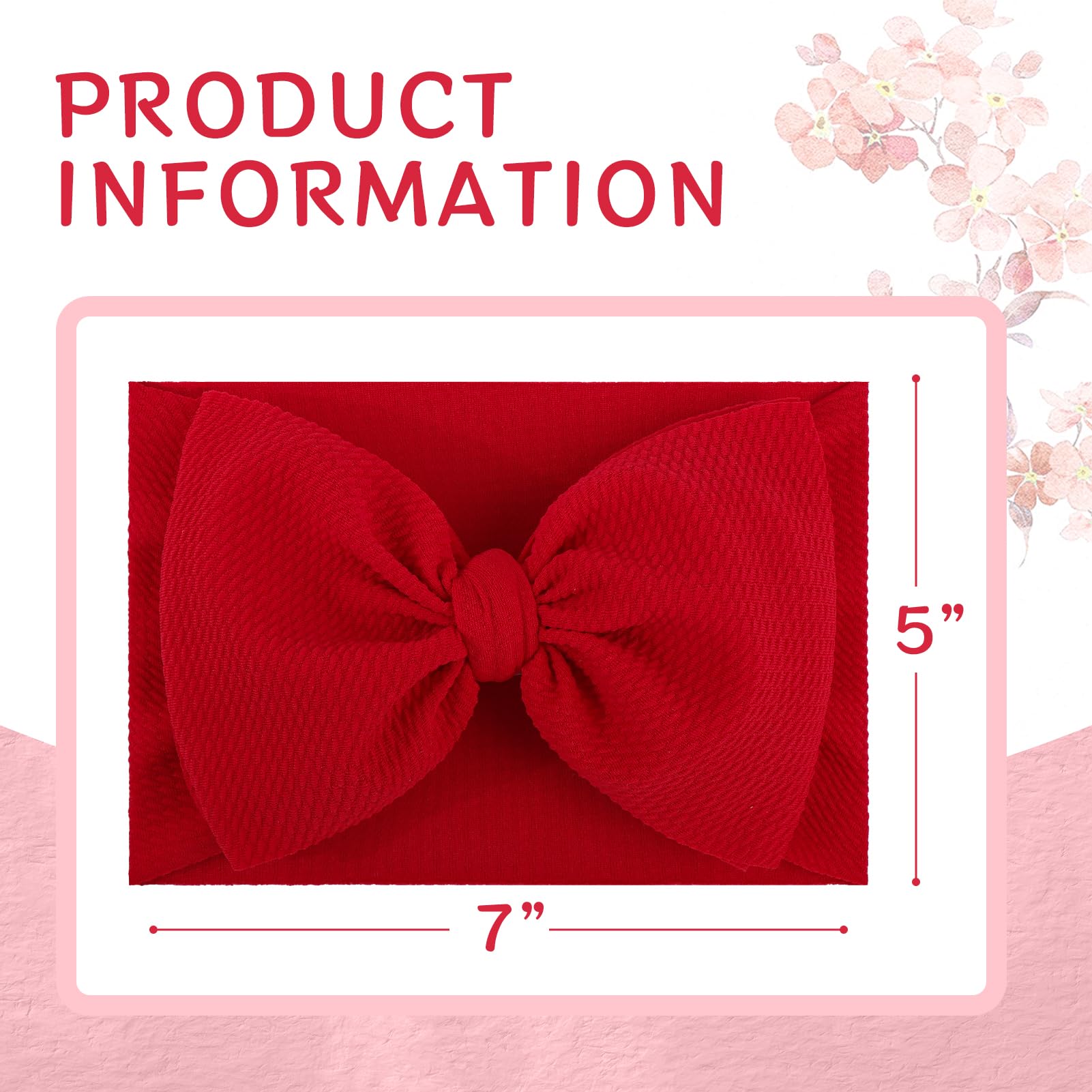 ONENINEDREAM stretchy headband keeps newborns and toddlers securely in place.