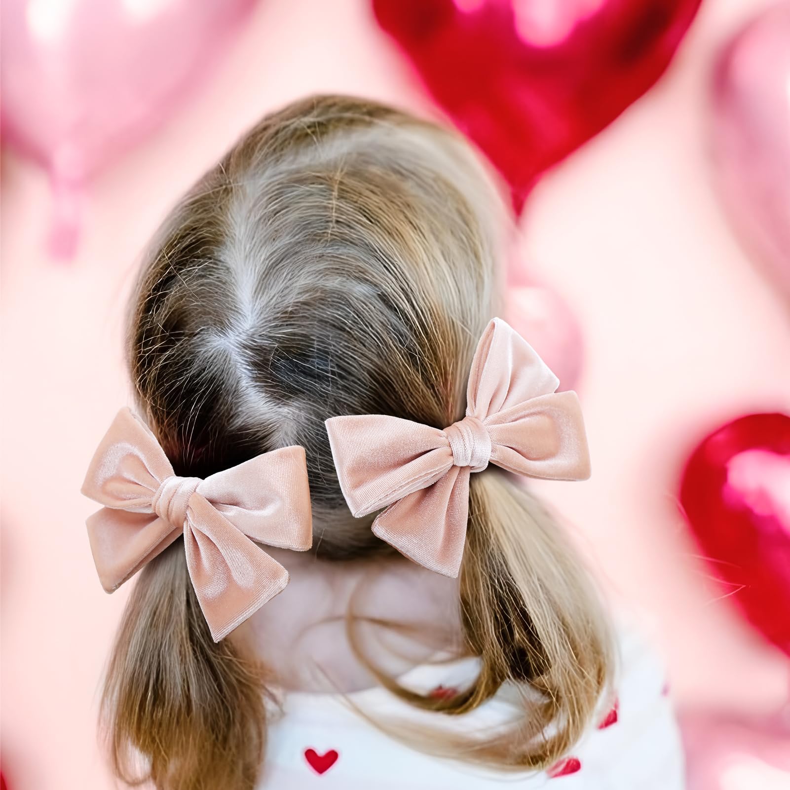 ONENINEDREAM valentines bow close-up highlights premium velvet and playful detail