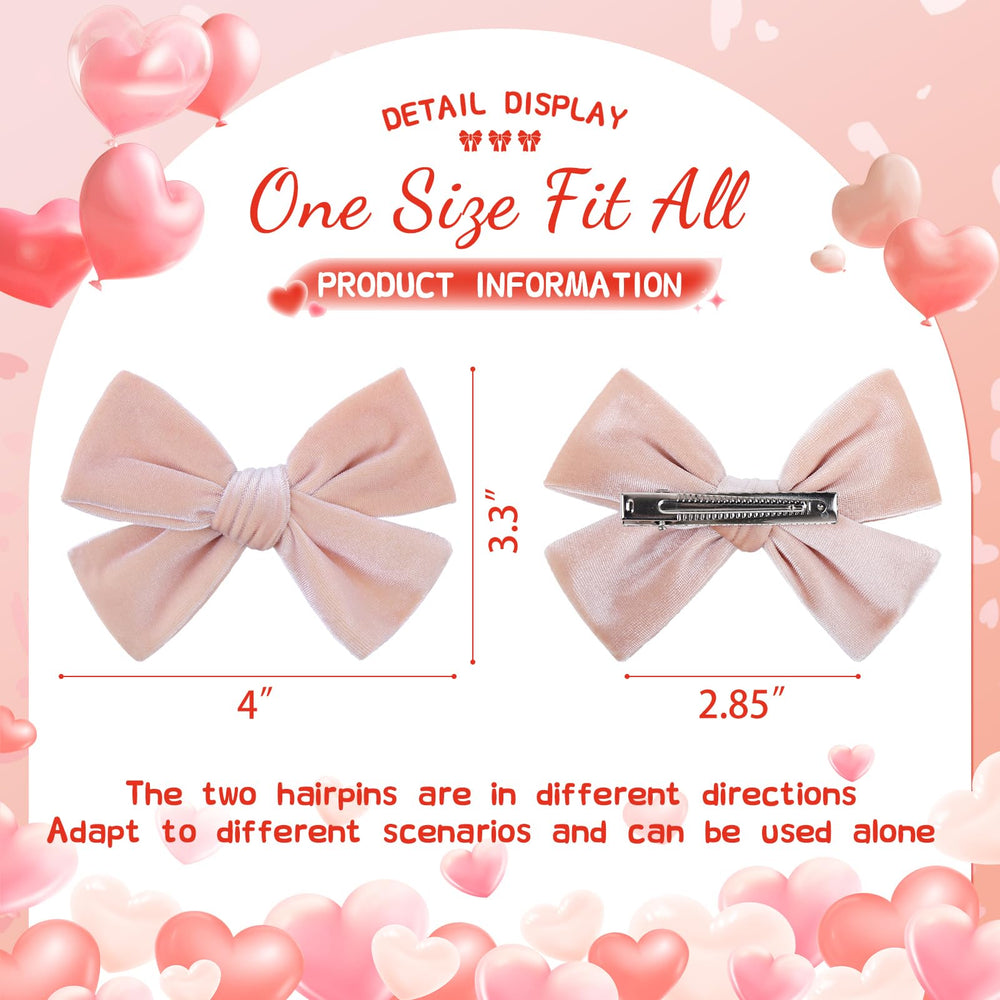 ONENINEDREAM valentines bow on hair showcases cute accessory for party outfits