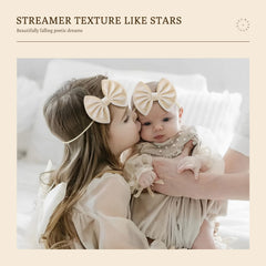 ONENINEDREAM velvet baby bows headband khaki complements daily outfits with soft velvet