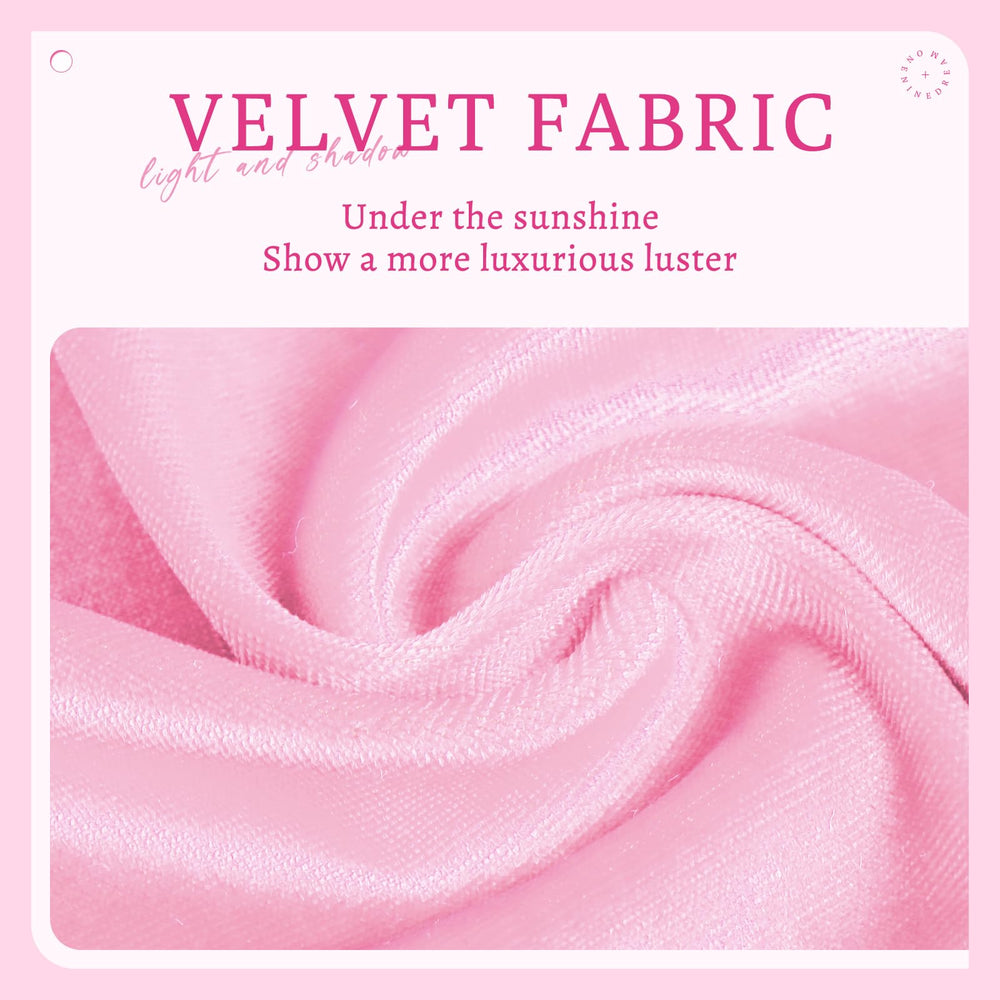 ONENINEDREAM stretchy nylon headband with velvet bow for growing babies