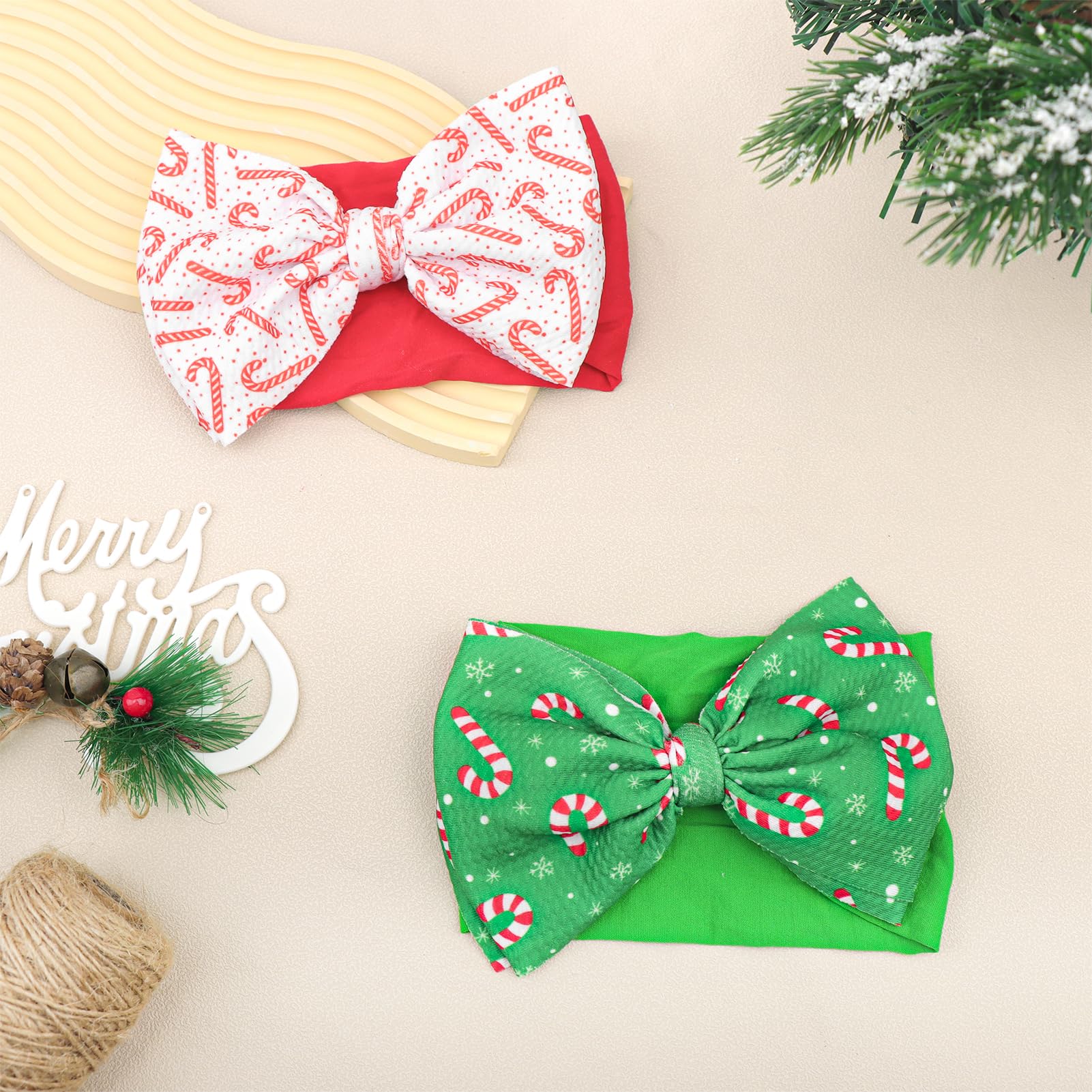 ONENINEDREAM waffle fabric bow stays soft and durable through holiday moments.