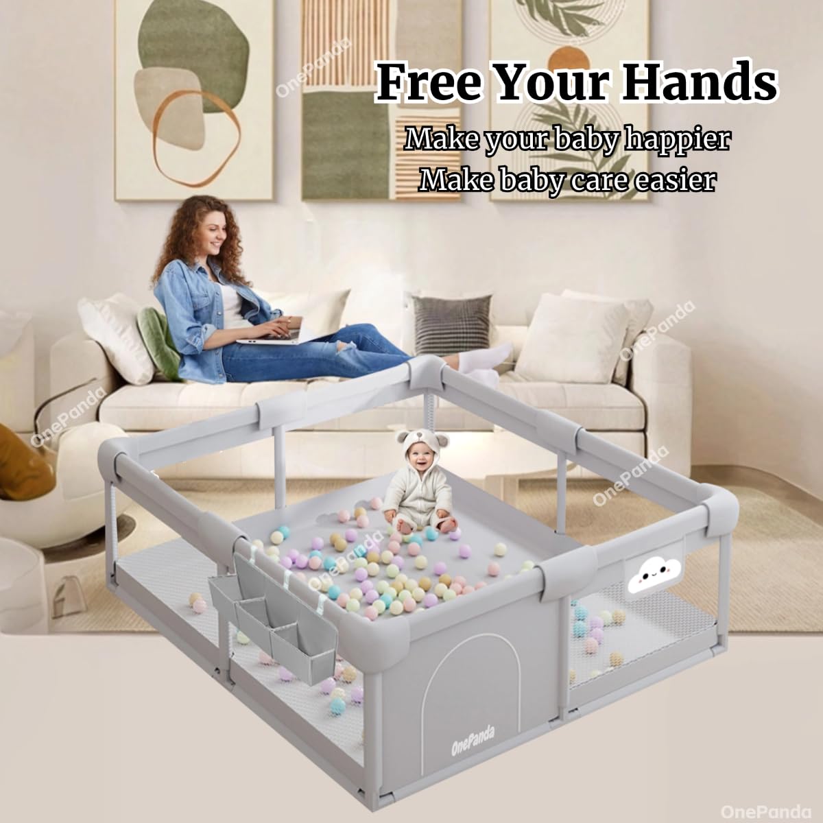 OnePanda BPA-free materials ensure a non-toxic play environment