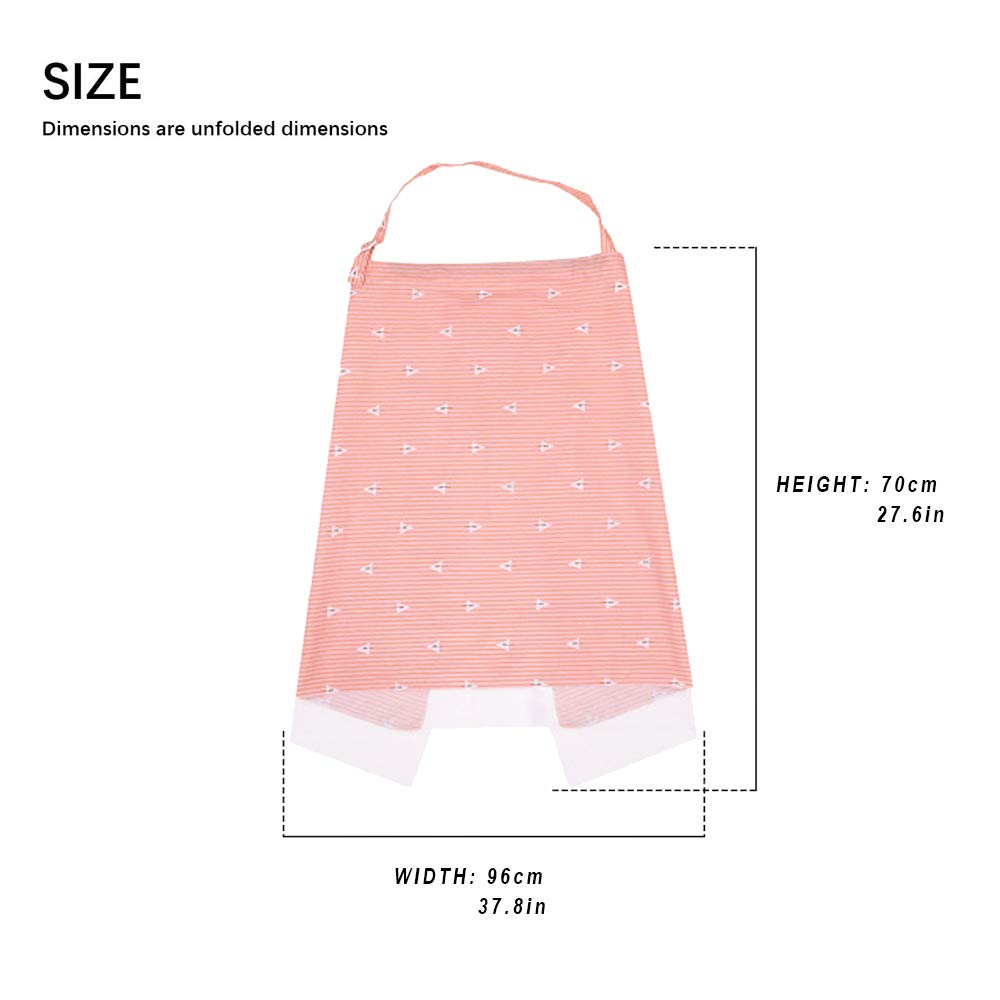 ONEUPIN nursing cover adjustable neck-strap ensures a secure, comfortable fit