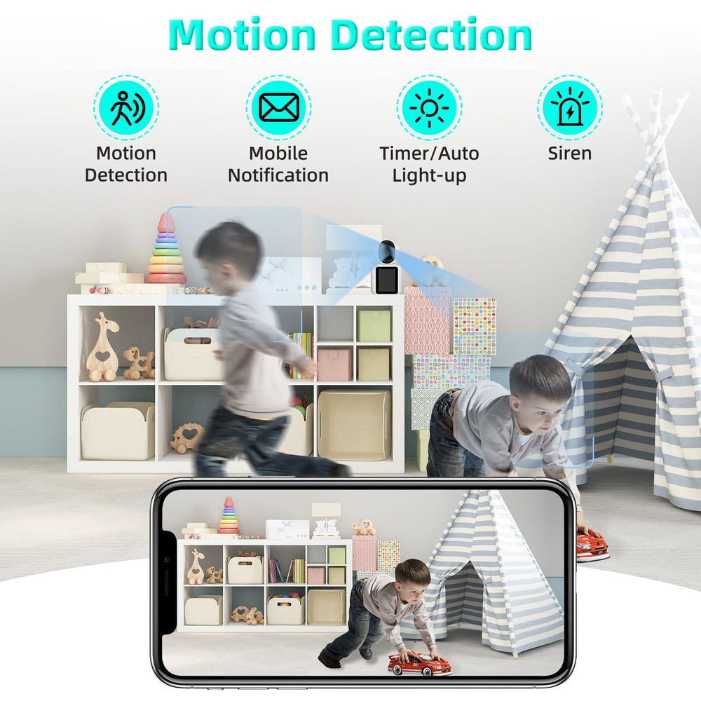 OneWare baby-pet monitor in-room view aids continuous supervision of kids or pets.