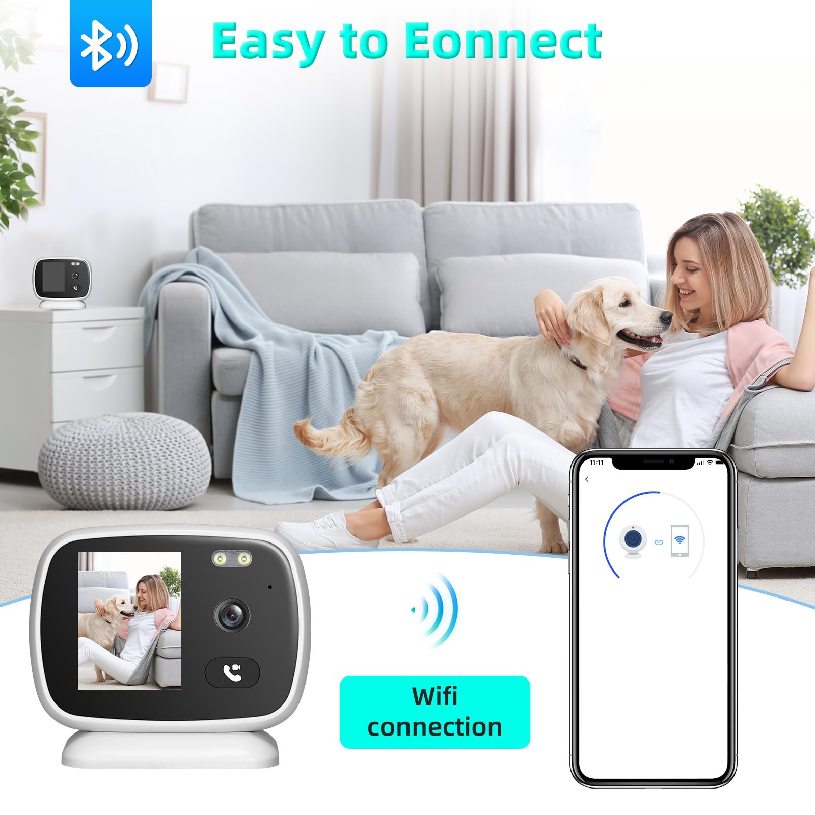OneWare motion detection alert graphic highlights real-time safety notifications.