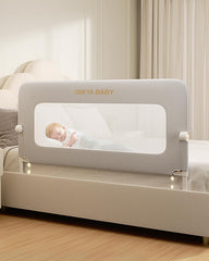 ONEYA BABY bed rail guard sturdy carbon steel frame for toddler safety
