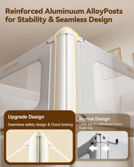 ONEYA BABY double-lock design prevents accidental openings during bedtime routines.