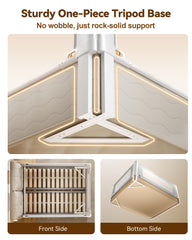 ONEYA BABY height-adjustment feature showcased for customizable mattress fit and reduced gaps.