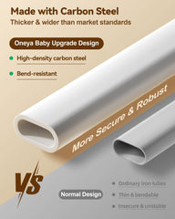 Oneya Baby bed rails queen installation image showcases quick setup